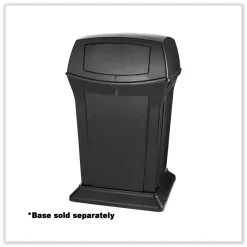 Rubbermaid Commercial Ranger 45-Gallon Fire-Safe Structural Foam Container - Black