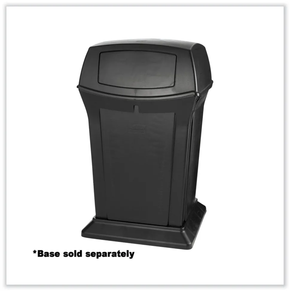 Rubbermaid Commercial Ranger 45-Gallon Fire-Safe Structural Foam Container - Black