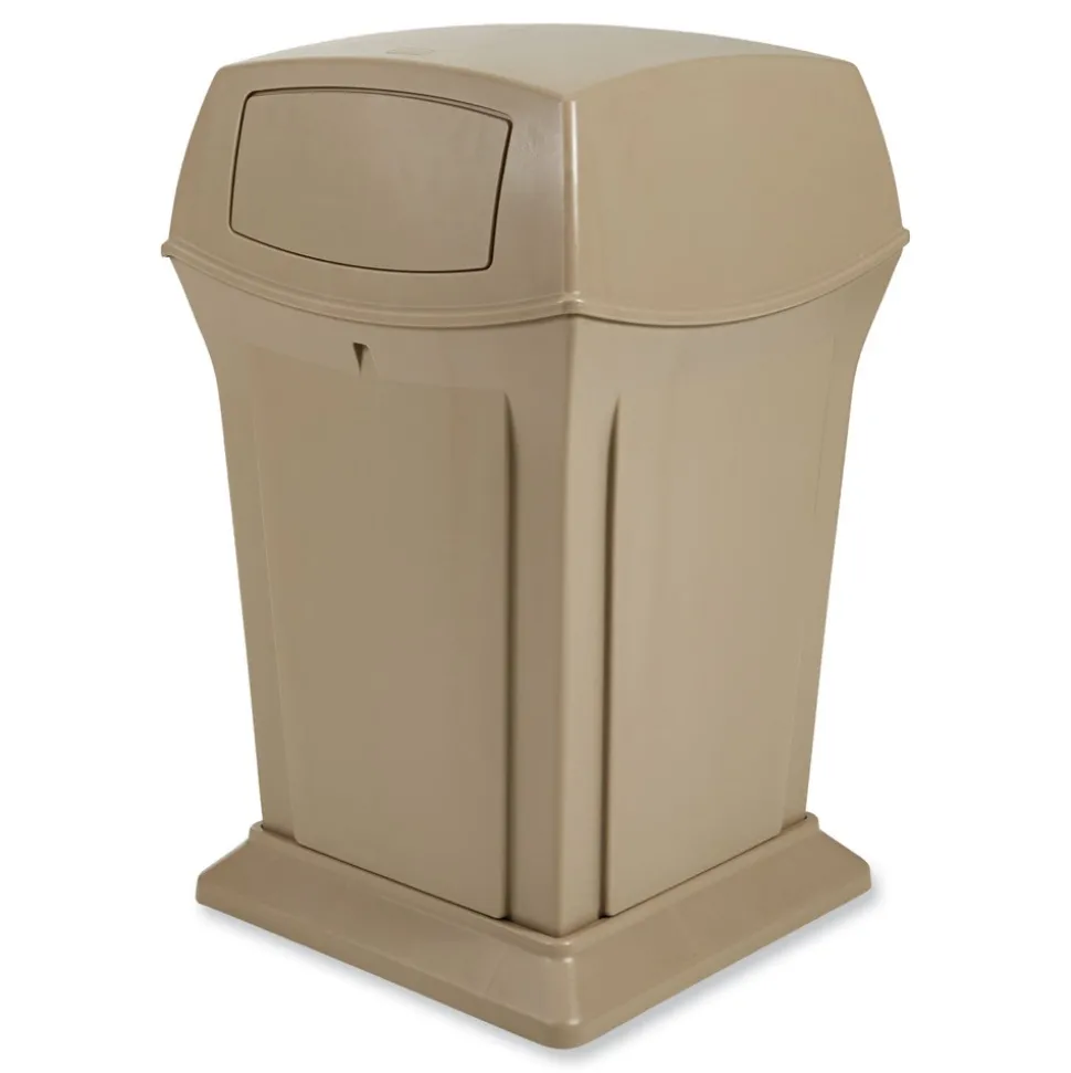 Rubbermaid Commercial Ranger 45-Gallon Fire-Safe Structural Foam Container - Beige