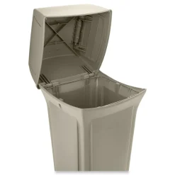 Rubbermaid Commercial Ranger 45-Gallon Fire-Safe Structural Foam Container - Beige