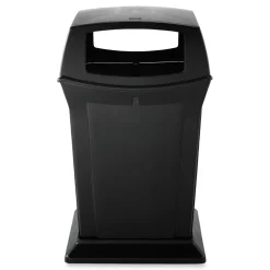 Rubbermaid Commercial Ranger 45-Gallon Fire-Safe Structural Foam Open-Style Container - Black