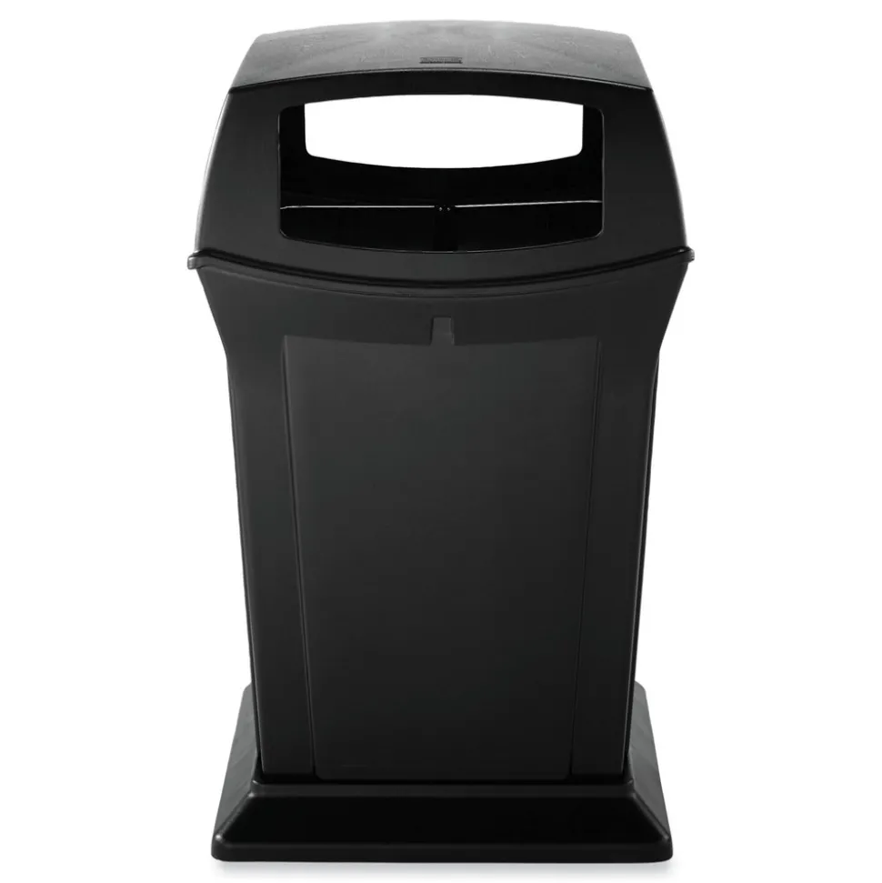 Rubbermaid Commercial Ranger 45-Gallon Fire-Safe Structural Foam Open-Style Container - Black