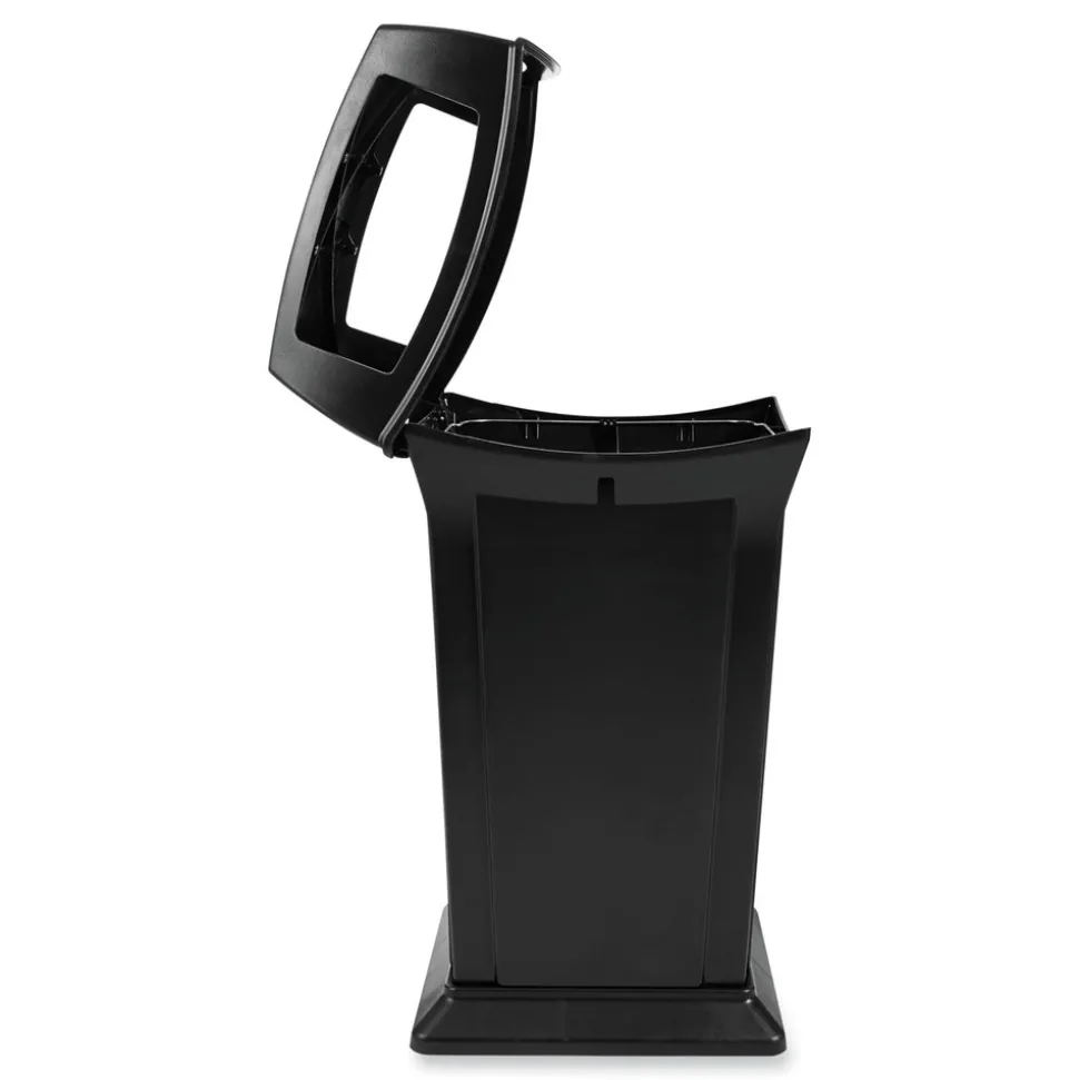 Rubbermaid Commercial Ranger 45-Gallon Fire-Safe Structural Foam Open-Style Container - Black