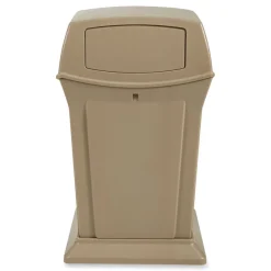 Rubbermaid Commercial Ranger 35-Gallon Fire-Safe Structural Foam Container - Beige