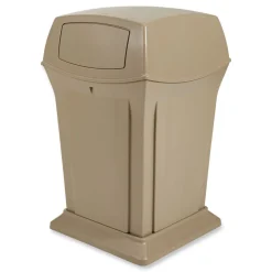 Rubbermaid Commercial Ranger 35-Gallon Fire-Safe Structural Foam Container - Beige
