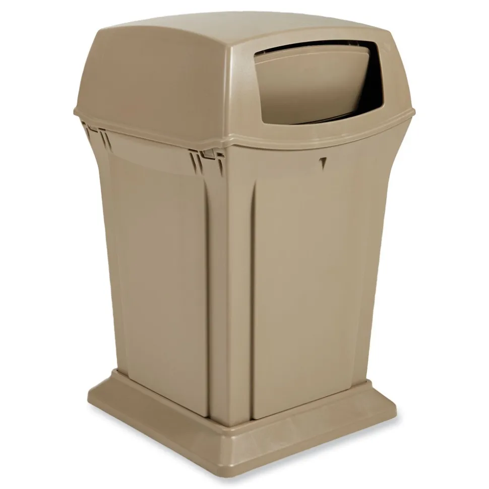 Rubbermaid Commercial Ranger 35-Gallon Fire-Safe Structural Foam Container - Beige