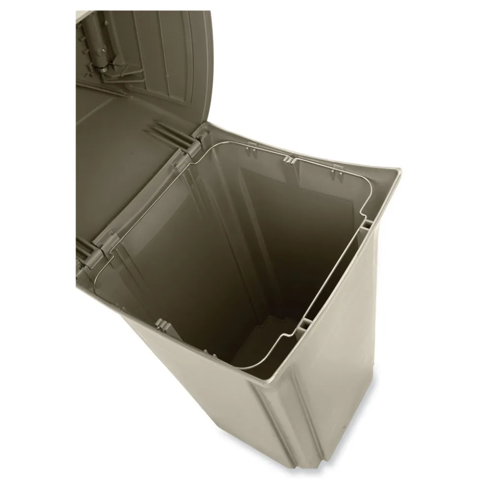 Rubbermaid Commercial Ranger 35-Gallon Fire-Safe Structural Foam Container - Beige