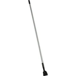 Rubbermaid Commercial Snap-On Fiberglass 1 in. Diameter x 60 in. Dust Mop Handle - Gray/Black