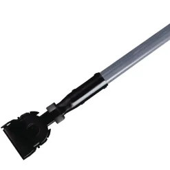 Rubbermaid Commercial Snap-On Fiberglass 1 in. Diameter x 60 in. Dust Mop Handle - Gray/Black