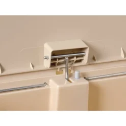 Rubbermaid Commercial Streamline 18-Gallon Resin Front Step Style Step-On Container - Beige