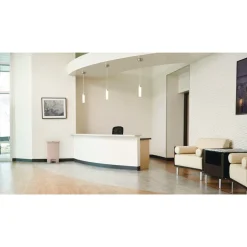 Rubbermaid Commercial Streamline 18-Gallon Resin Front Step Style Step-On Container - Beige