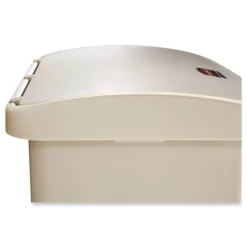 Rubbermaid Commercial Streamline 13-Gallon Resin Front Step Style Step-On Container - Beige