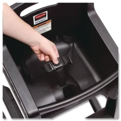 Rubbermaid Commercial Sturdy Chair Youth Seat with Casters Black