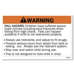 Rubbermaid Commercial Sturdy Chair Youth Seat with Casters Black