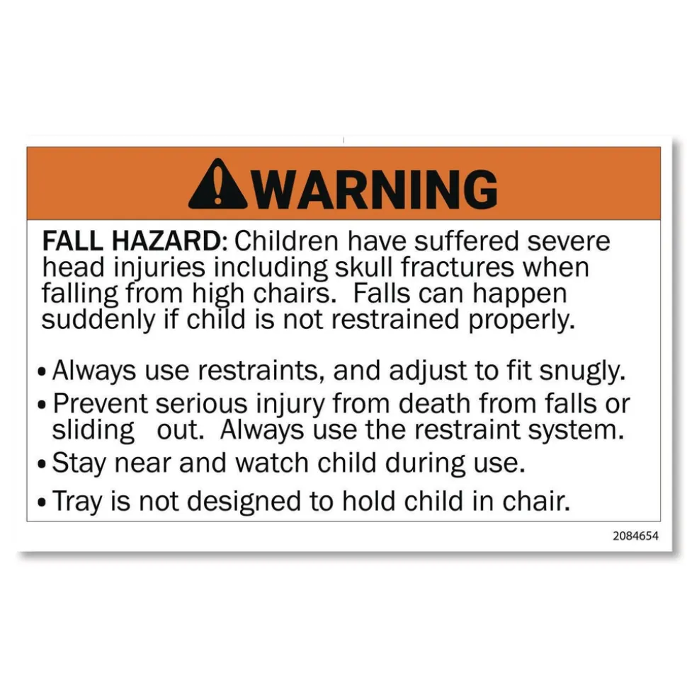 Rubbermaid Commercial Sturdy Chair Youth Seat with Casters Black