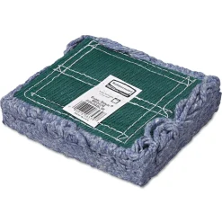 Rubbermaid Commercial Super Stitch Blend Cotton/Synthetic Mop Head - Medium, Blue (6/Carton)