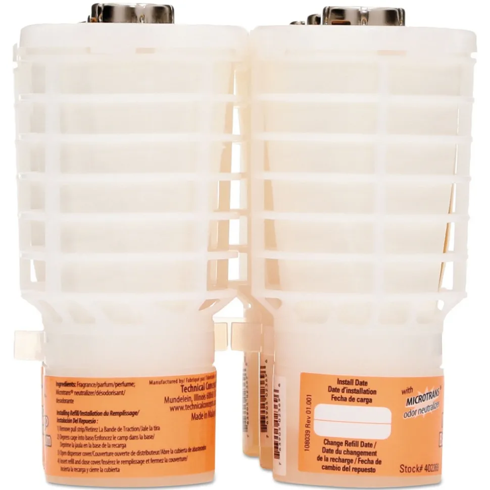 Rubbermaid Commercial TCell 48 mL Microtrans Odor Neutralizer Refill - Mango Blossom (6/Carton)