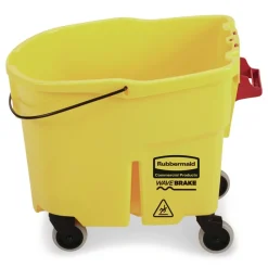 Rubbermaid Commercial WaveBrake 2.0 8.75 gal Plastic Bucket - Yellow