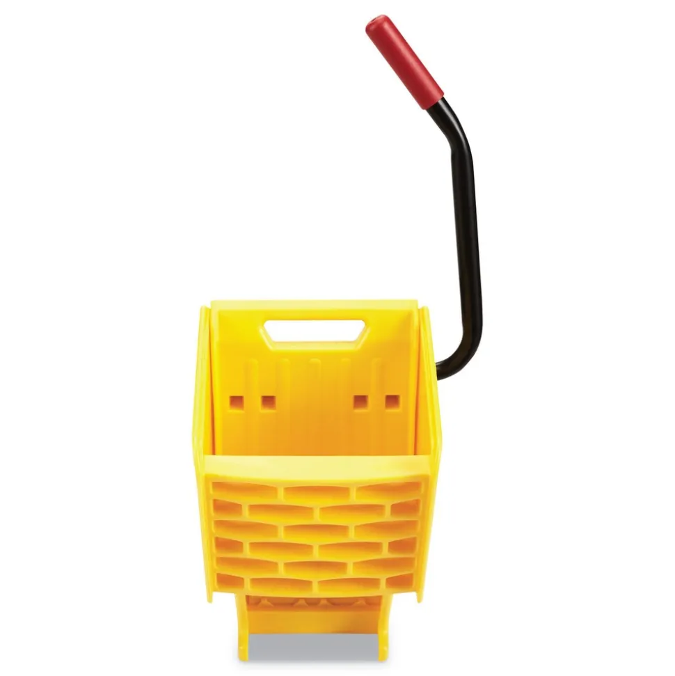 Rubbermaid Commercial WaveBrake 2.0 Plastic Side-Press Wringer - Yellow
