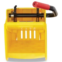 Rubbermaid Commercial WaveBrake 2.0 Plastic Side-Press Wringer - Yellow