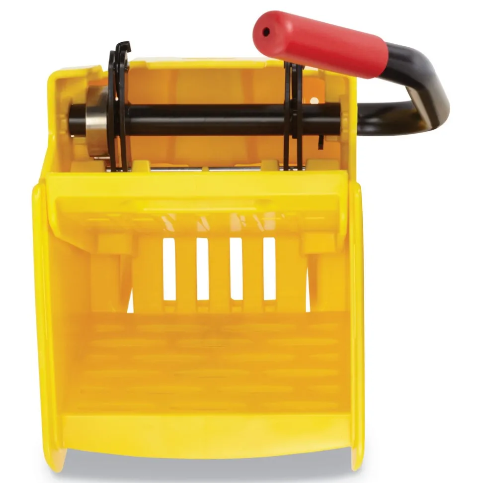 Rubbermaid Commercial WaveBrake 2.0 Plastic Side-Press Wringer - Yellow