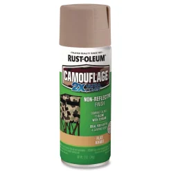 Rust-Oleum 12 oz. Aerosol Can Camouflage Spray Paint - Flat Khaki