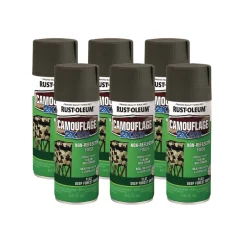 Rust-Oleum 12 oz. Aerosol Can Camouflage Spray Paint - Flat Deep Forest Green (6/Carton)
