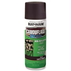 Rust-Oleum 12 oz. Aerosol Can Camouflage Spray Paint - Flat Earth Brown