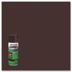 Rust-Oleum 12 oz. Aerosol Can Camouflage Spray Paint - Flat Earth Brown (6/Carton)