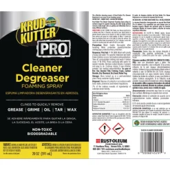 Rust-Oleum 20 oz. Aerosol Can Cleaner Degreaser Foaming Spray (6/Carton)
