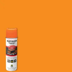 Rust-Oleum 17 oz. Aerosol Can Industrial Choice Precision Line Marking Paint - Flat Fluorescent Orange (12/Carton)