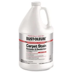 Rust-Oleum Carpet Stain Remover Plus Deodorizer Lemon Scent 1 gal Jug (4/Carton)