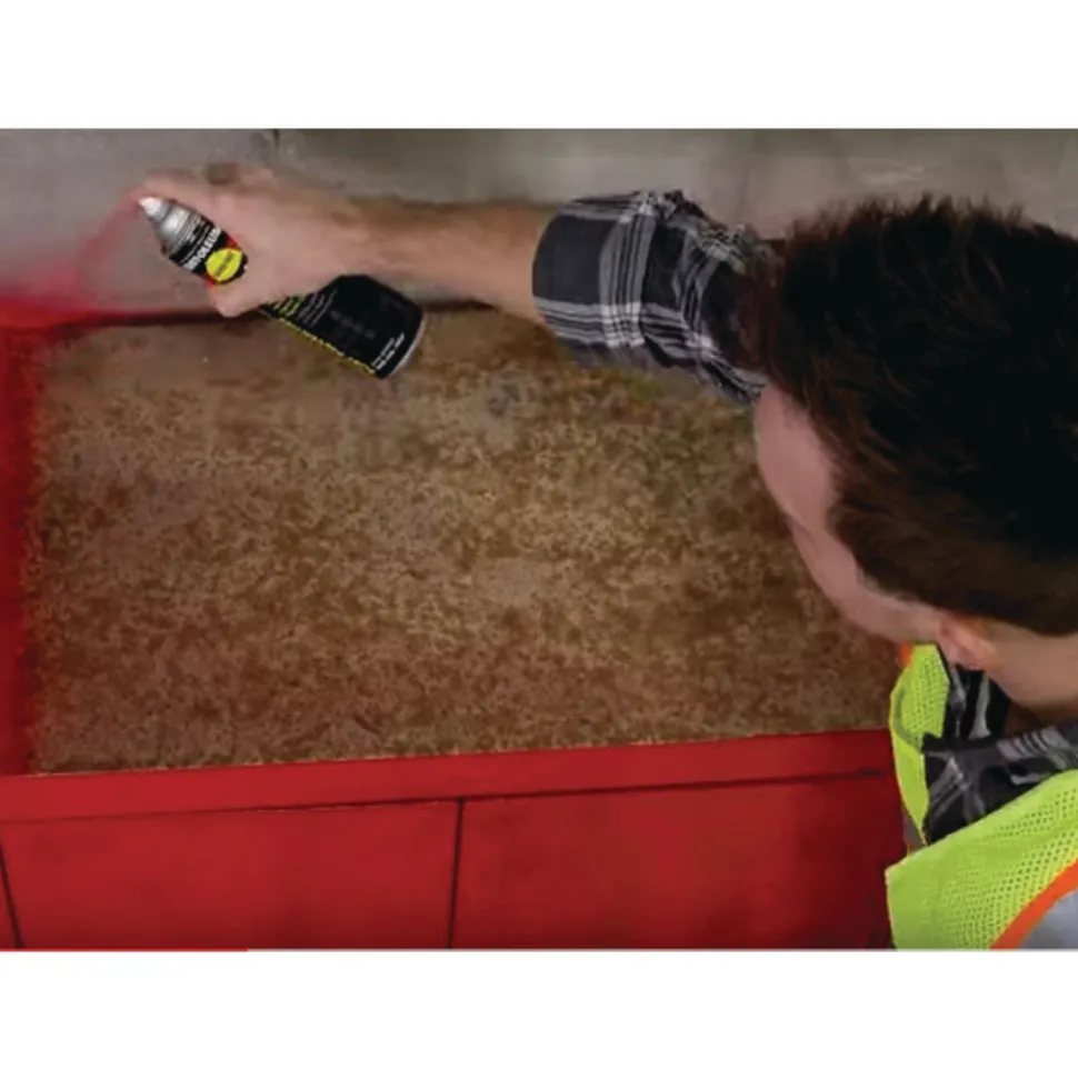 Rust-Oleum Hard Hat 15 oz. Aerosol Can High Performance V2100 System Rust Preventive Enamel Spray Paint - Flat White (6/Carton)