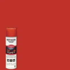 Rust-Oleum Industrial Choice 20 oz. Aerosol Can Precision Line Marking Paint - Flat/Matte Orange (12/Carton)