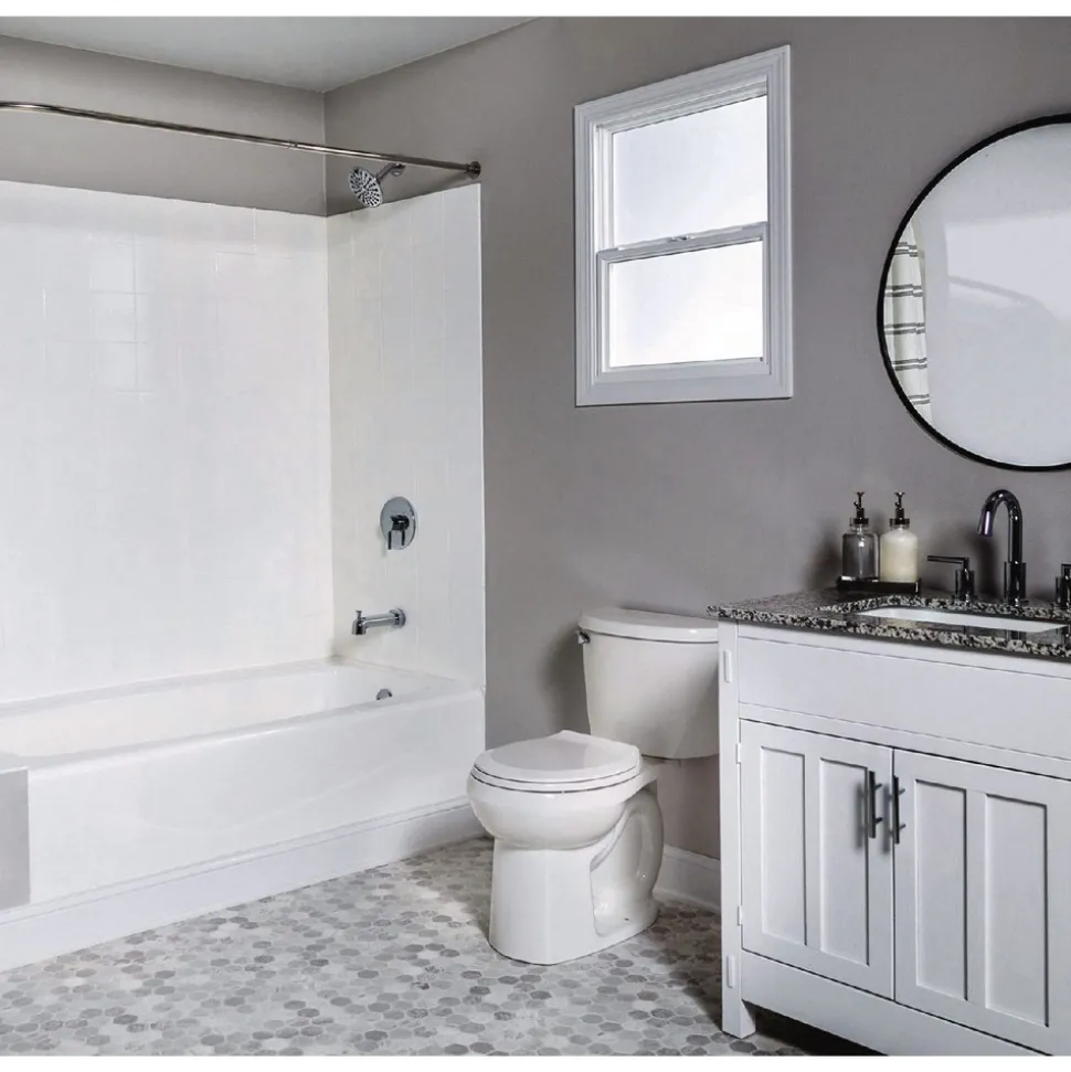 Rust-Oleum Specialty Tub and Tile Refinishing Kit, Gloss White, Quart, 4 Kits/Carton