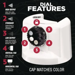 Rust-Oleum Stops Rust 5-in-1 Spray Paint, Satin White, 12 oz Aerosol Can, 6/Carton