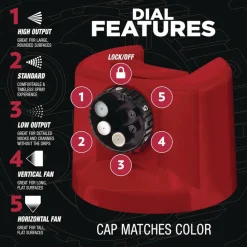 Rust-Oleum Stops Rust 5-in-1 Spray Paint, Gloss Regal Red, 12 oz Aerosol Can, 6/Carton