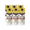 Rust-Oleum Stops Rust 5-in-1 Spray Paint, Gloss Sunburst Yellow, 12 oz Aerosol Can, 6/Carton