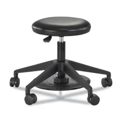 Safco 19.25 in. - 24.25 in. Seat Height, Supports Up to 250 lbs., Lab Stool - Black