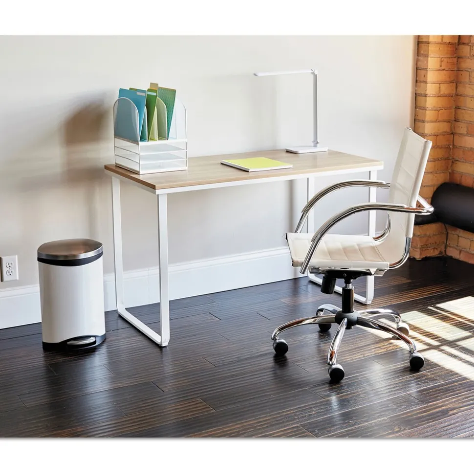 Safco 11.5 in. x 9.5 in. x 13 in. Letter Size Files Onyx Mesh Desk Organizer with Five Vertical and Three Horizontal Sections - White