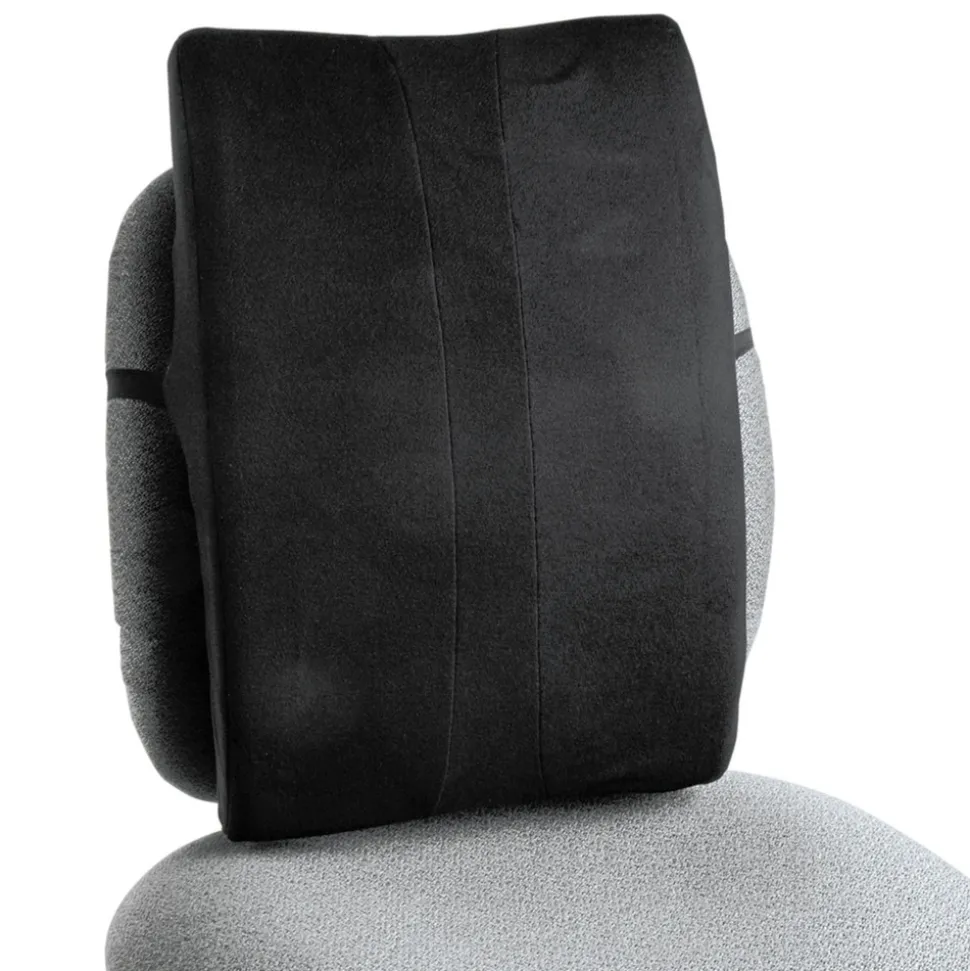 Safco 14 x 3 x 19.5 Remedease Full Height Backrest - Black