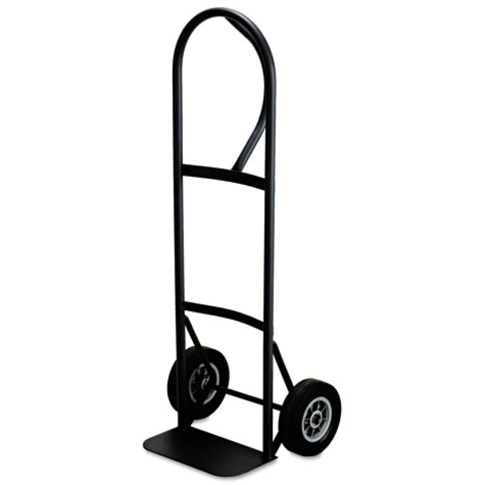 Safco 16 x 16.25 x 51.5 Tuff Truck 400 lb Capacity Economy Truck - Black Enamel