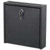 Safco 12 x 3 x 12 Wall-Mountable Interoffice Mailbox - Black