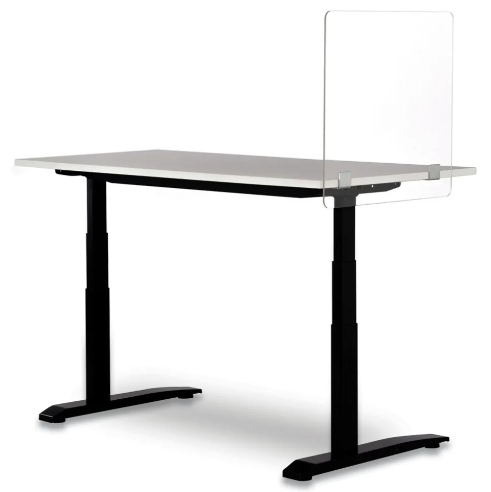 Safco 7515CL 23.5 in. x 2.5 in. x 23.5 in. Wellness Panel - Acrylic/Clear