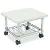 Safco Engineered Wood 2 Shelves 19 in. x 16 in. x 13.5 in. Underdesk Printer/Fax Stand - Gray