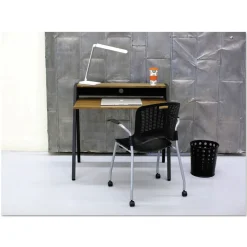 Safco 6-Gallon Steel Bubble Wastebaskets - Black