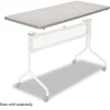 Safco Impromptu Series Mobile Training Table Top Rectangular 48w X 24d Gray