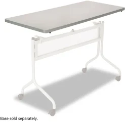 Safco Impromptu Series Mobile Training Table Top Rectangular 48w X 24d Gray