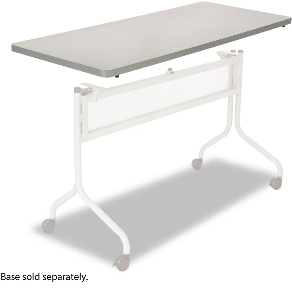 Safco Impromptu Series Mobile Training Table Top Rectangular 48w X 24d Gray