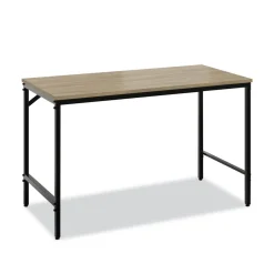 Safco Simple 45.5 in. x 23.5 in. x 29.5 in. Work Desk - Walnut